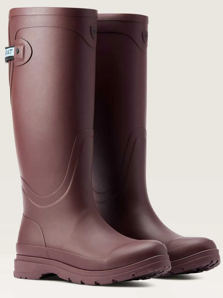 30% OFF - ARIAT Kelmarsh Wellington Boots - Womens - Maroon - Size: UK 5.5