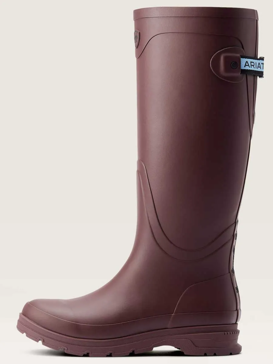 30% OFF - ARIAT Kelmarsh Wellington Boots - Womens - Maroon - Size: UK 5.5
