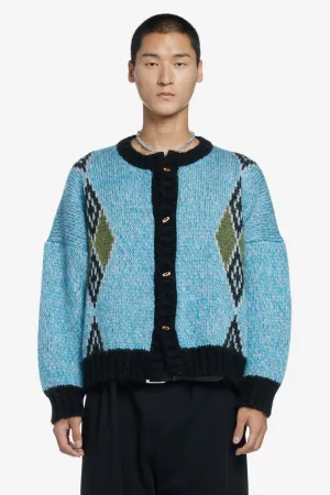 A TREKKING KNITTED CARDIGAN