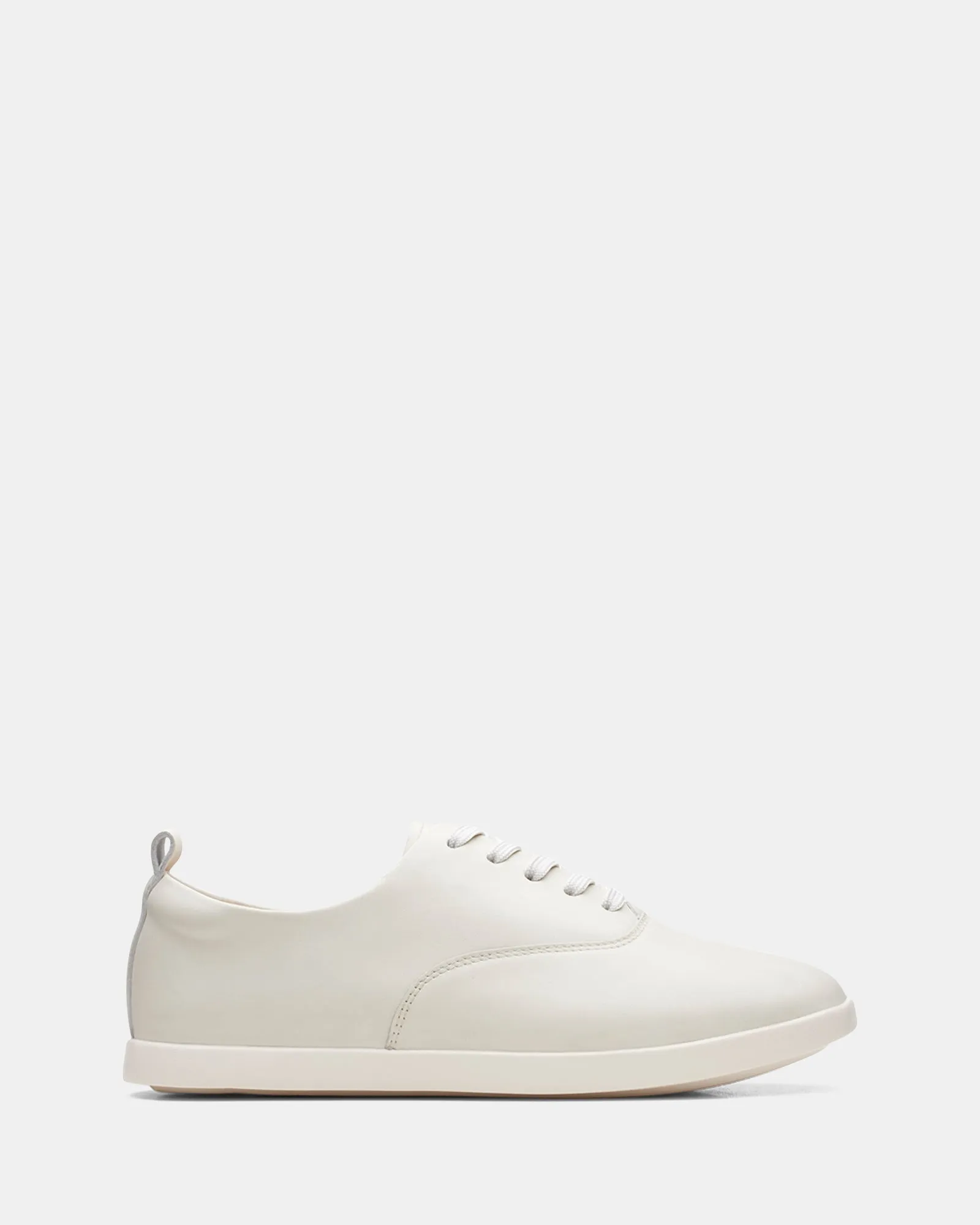 Acelite Tie White Leather