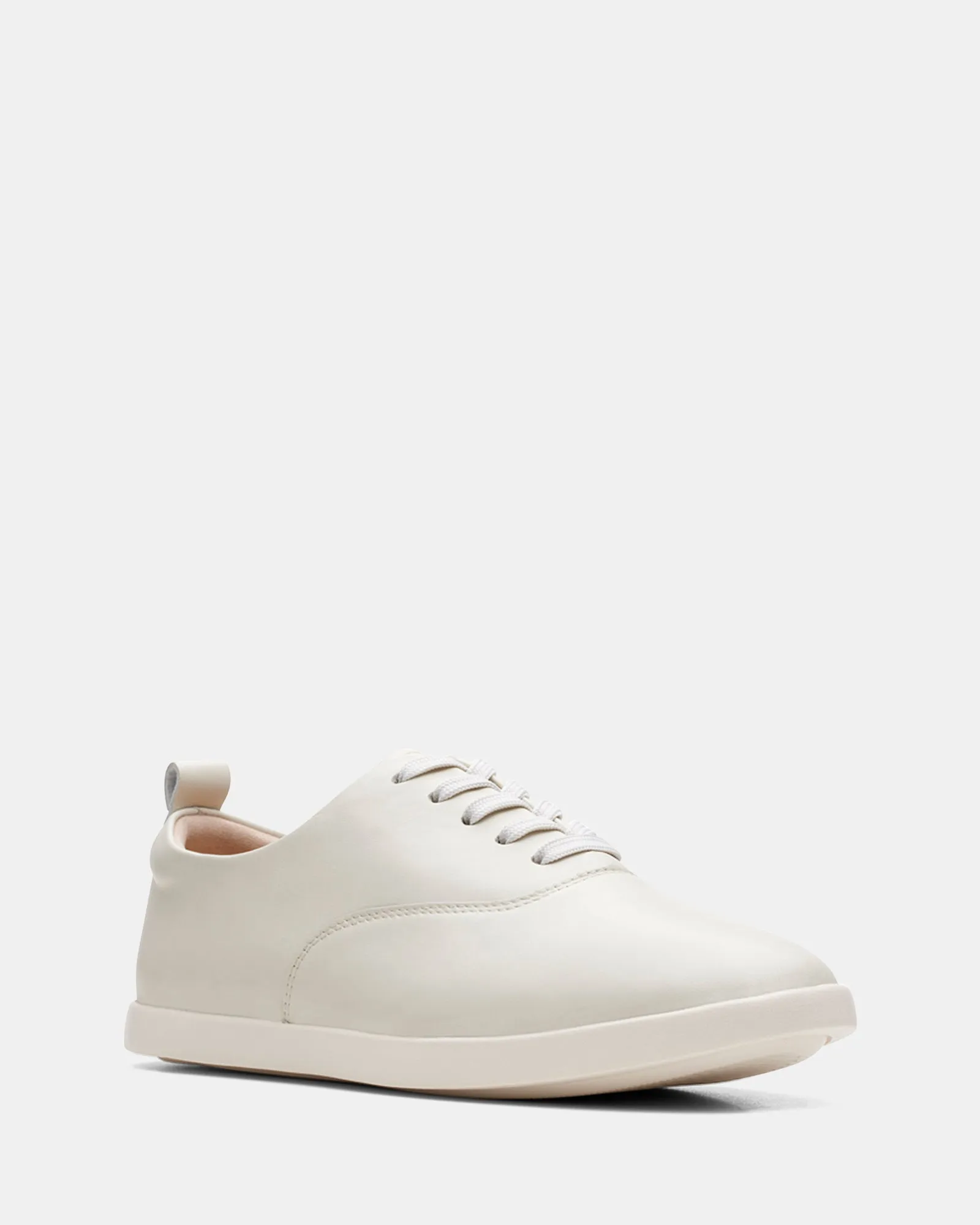 Acelite Tie White Leather