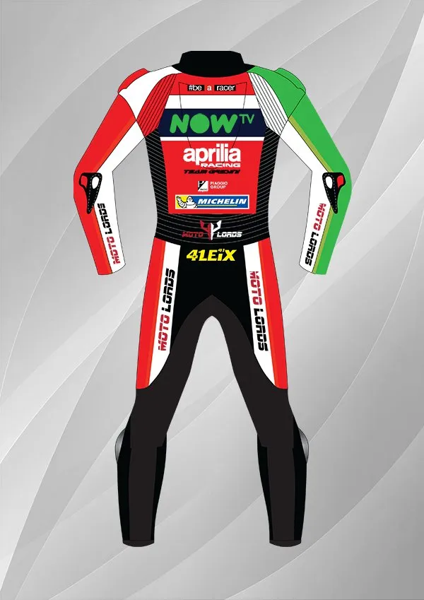 Aleix Espargaro Aprilia tuono v4 MotoGP 2018 Leather Race Suit