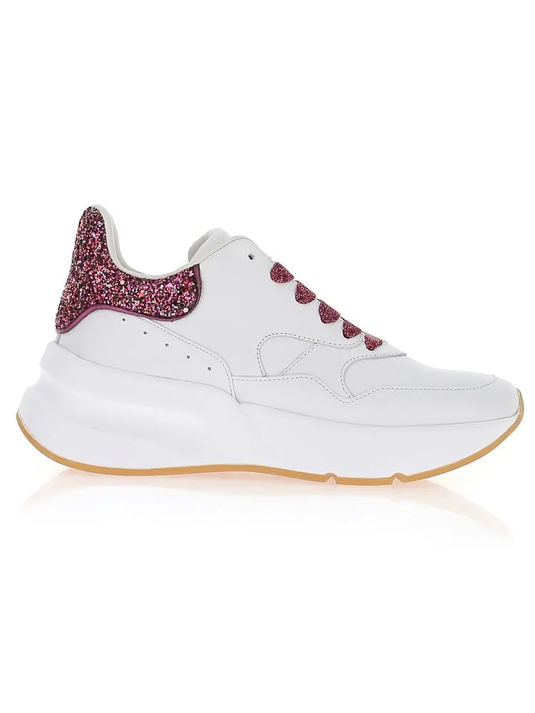 Alexander McQueen Glittered Low Top Sneakers