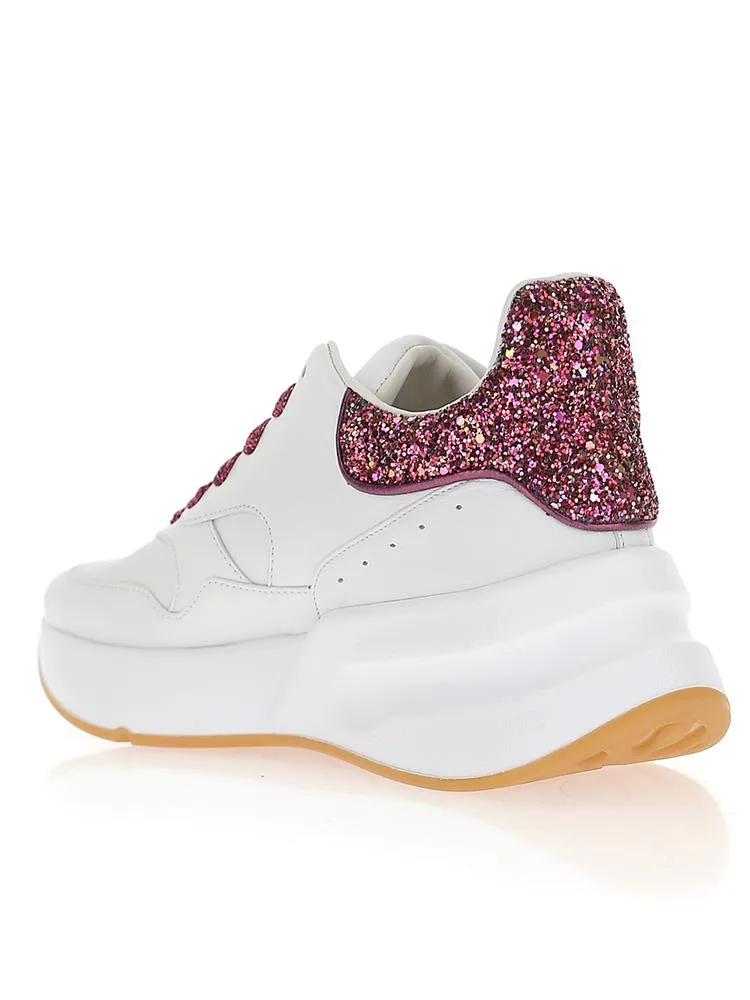 Alexander McQueen Glittered Low Top Sneakers
