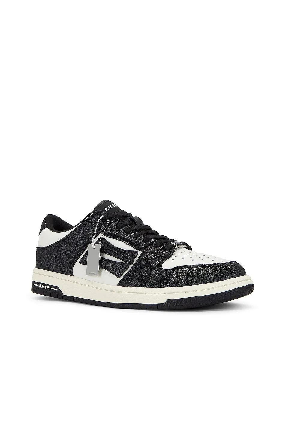 Amiri Crystal Skel Low Top Sneakers, black