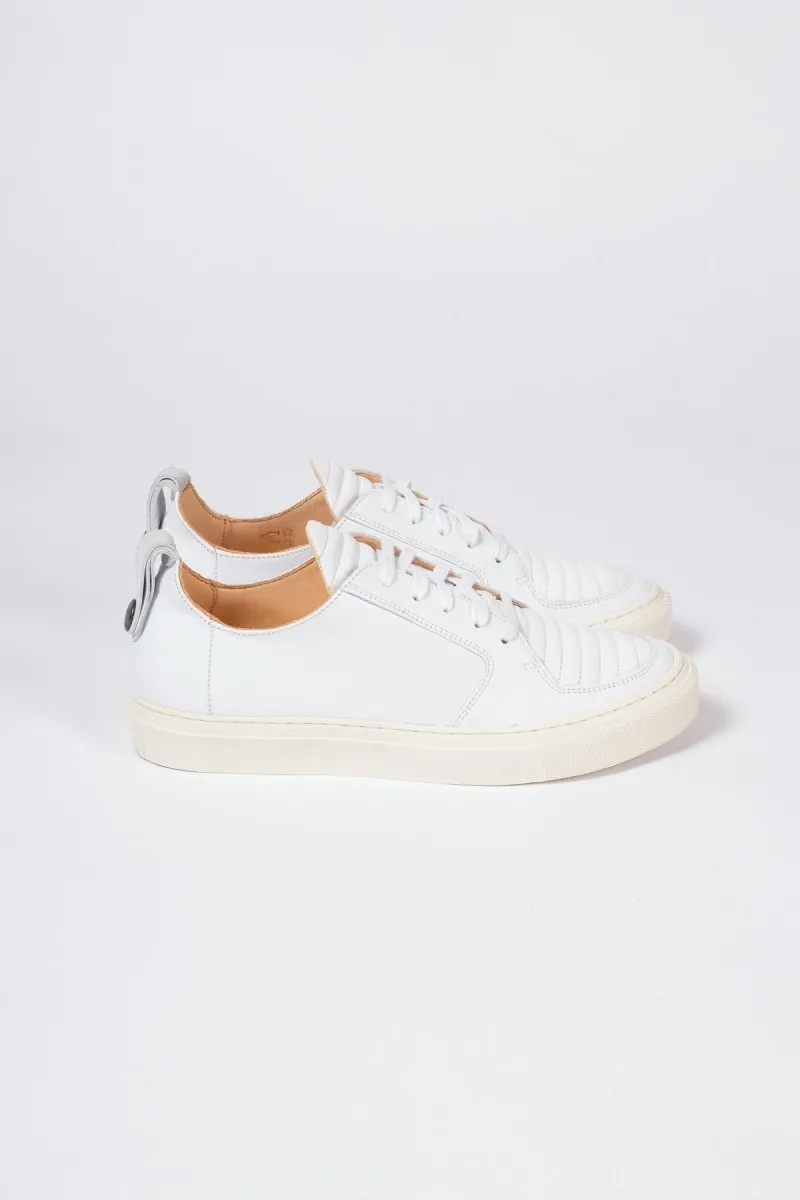 Argan Low Sneaker | White Leather