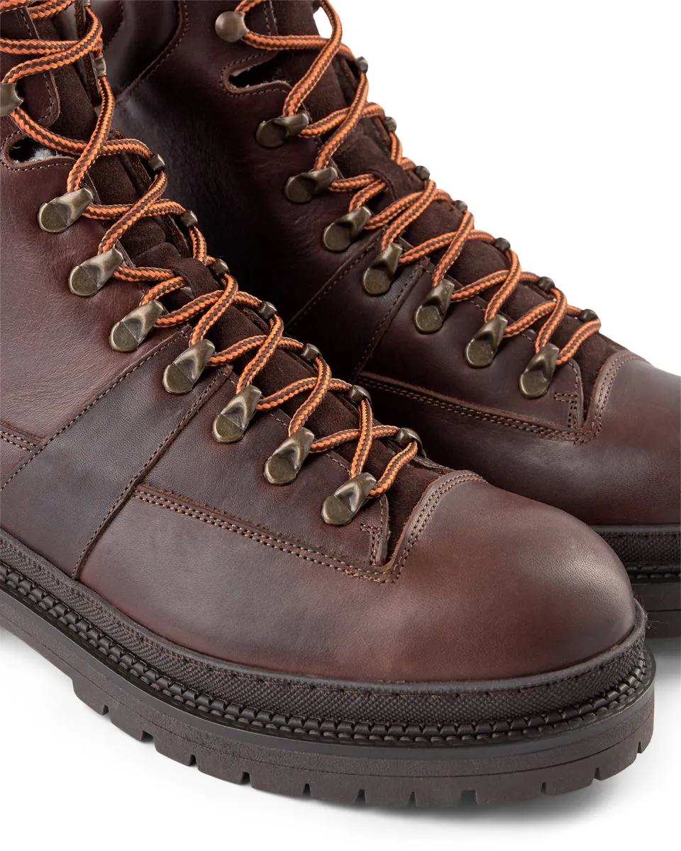 Arvid boot leather - BROWN