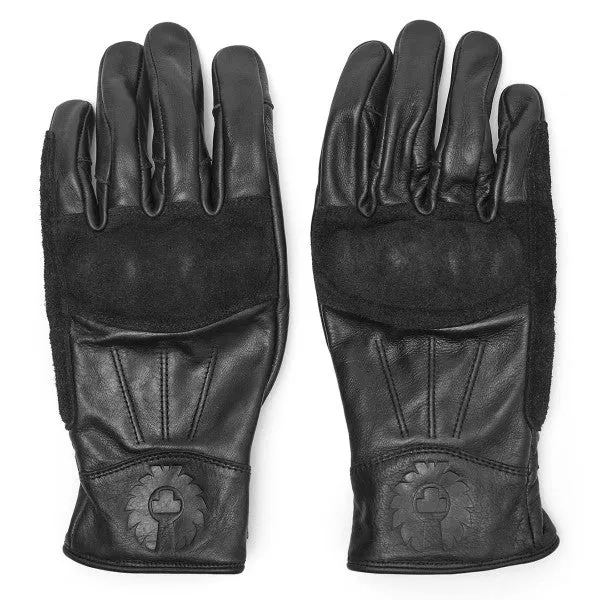 BELSTAFF CLINCH MOTORCYCLE GLOVES - BLACK