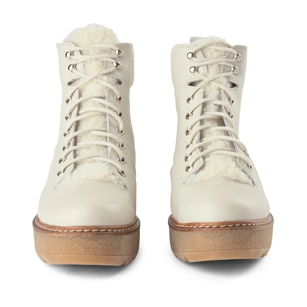 Bex boot leather - WHITE