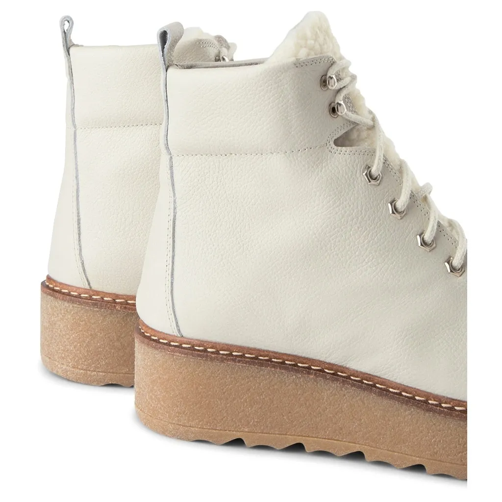 Bex boot leather - WHITE