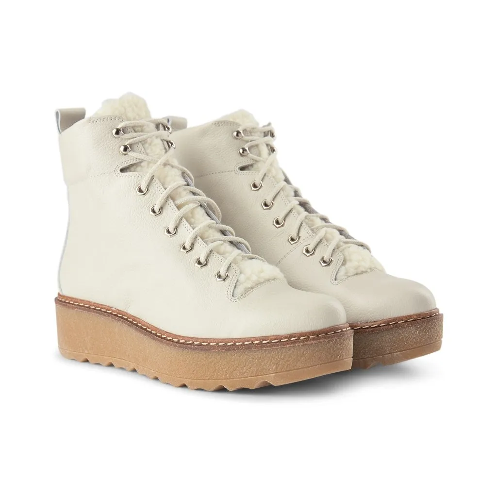 Bex boot leather - WHITE