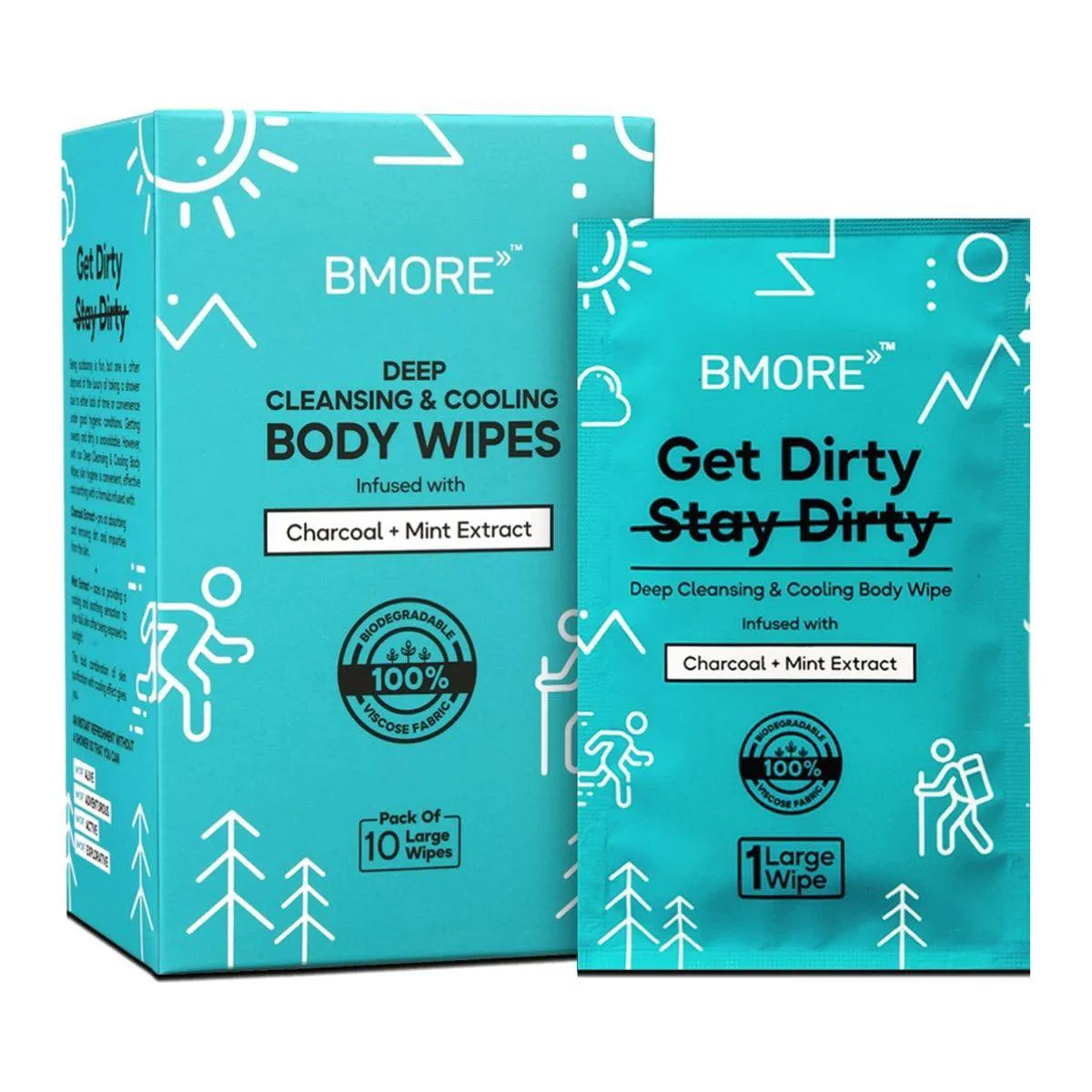 Body Wipes - Pack of 50 sachets