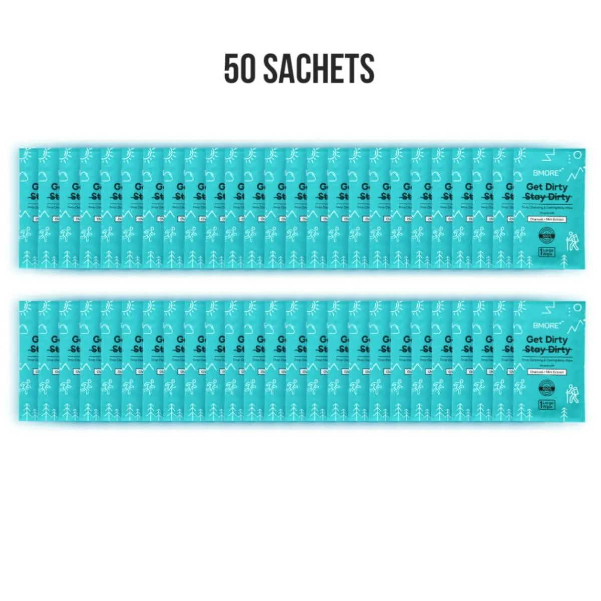 Body Wipes - Pack of 50 sachets