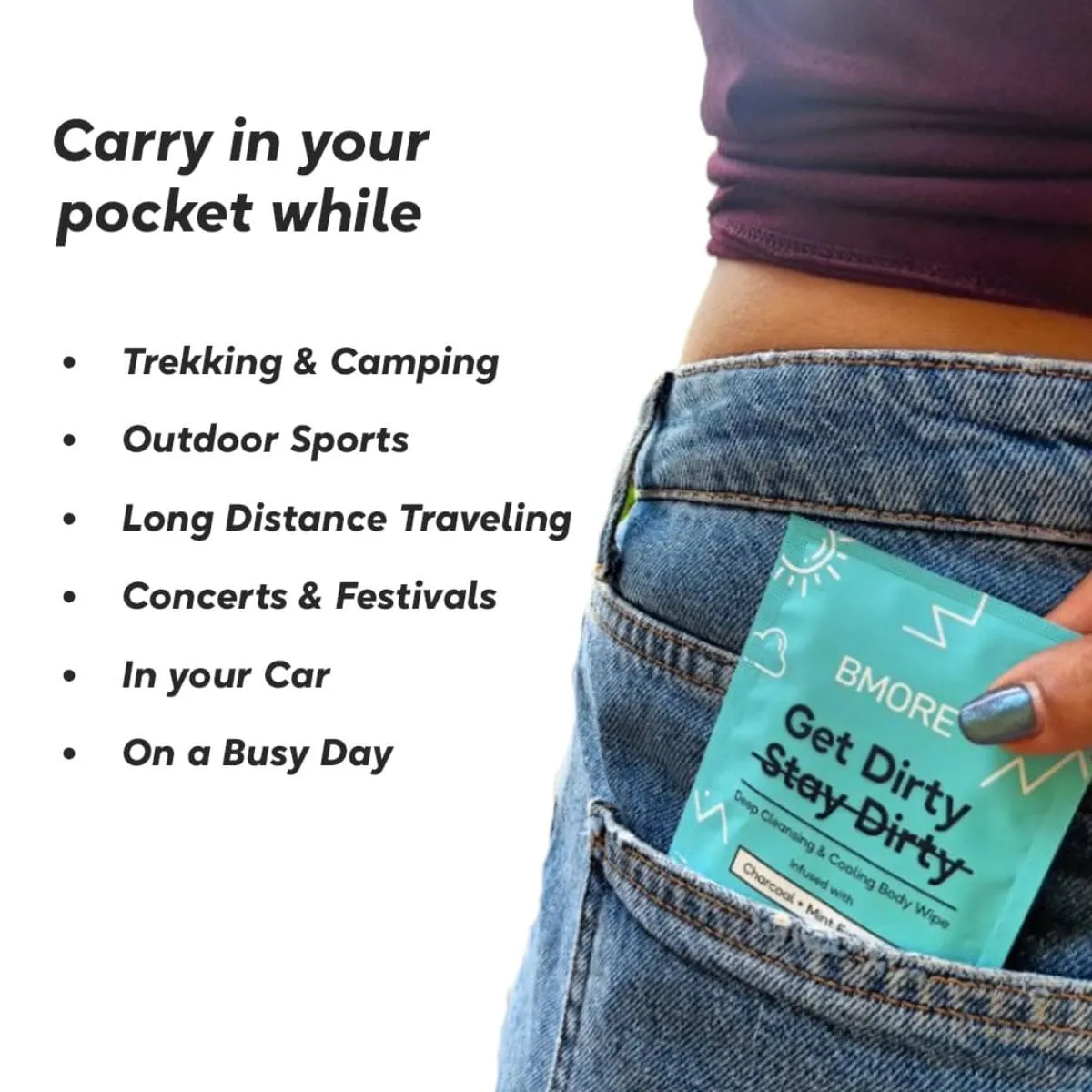 Body Wipes - Pack of 50 sachets
