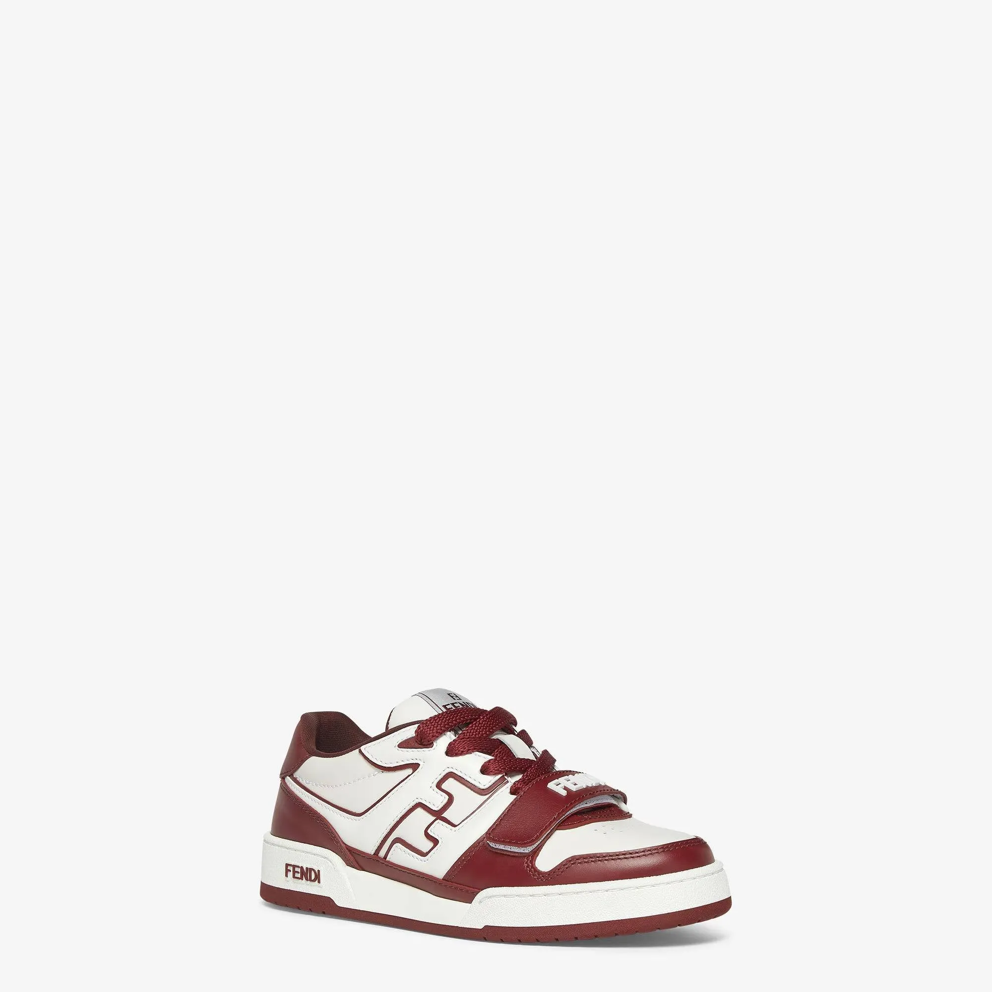 Bordeaux Low-Top Luxury Sneakers