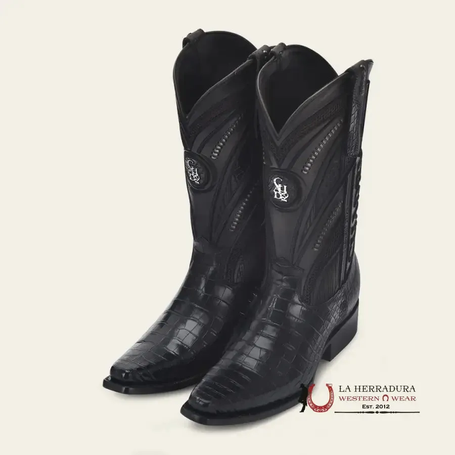 CUADRA IMPERIO BOOTS ALIGATOR LIMITED EDITION BLACK NARROW