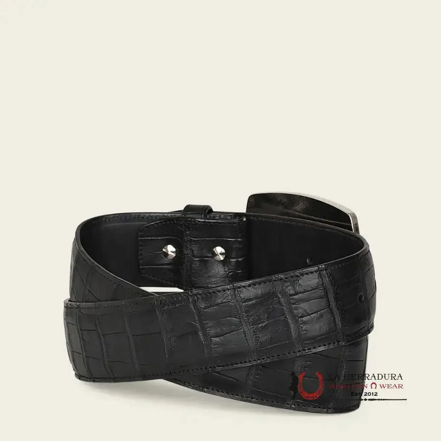 CUADRA IMPERIO BOOTS ALIGATOR LIMITED EDITION BLACK NARROW