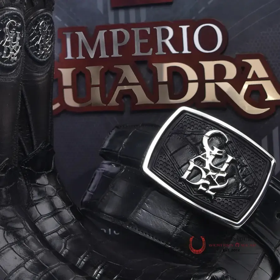 CUADRA IMPERIO BOOTS ALIGATOR LIMITED EDITION BLACK NARROW