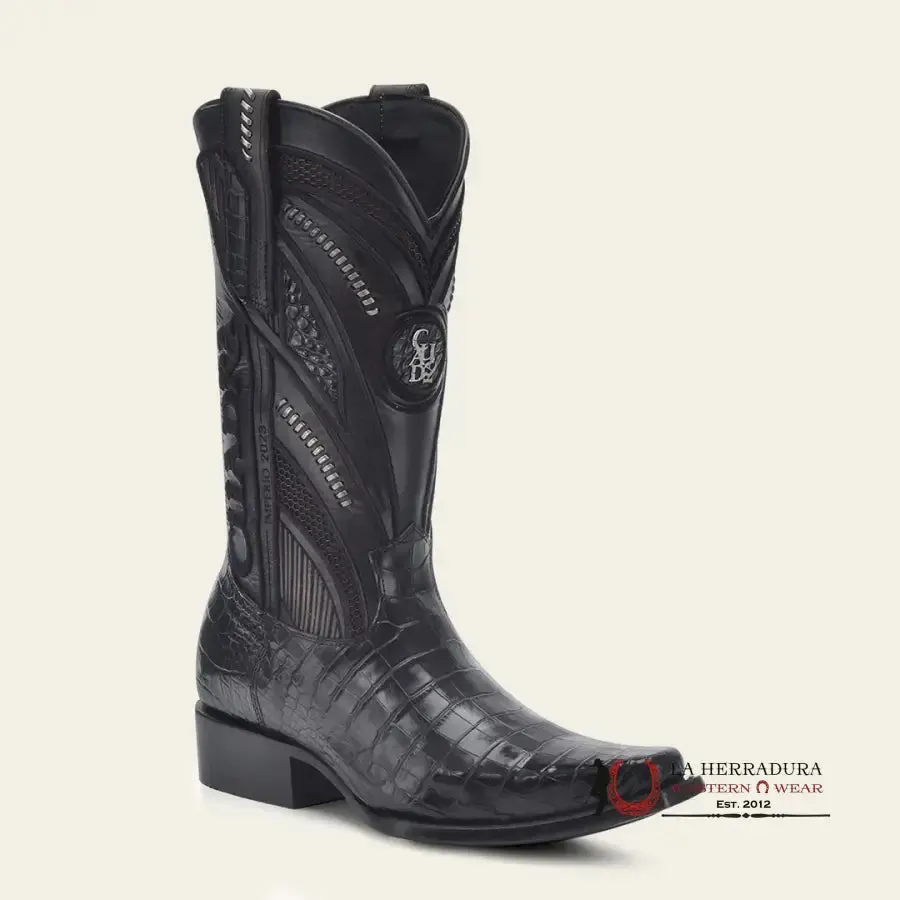 CUADRA IMPERIO BOOTS ALIGATOR LIMITED EDITION BLACK NARROW