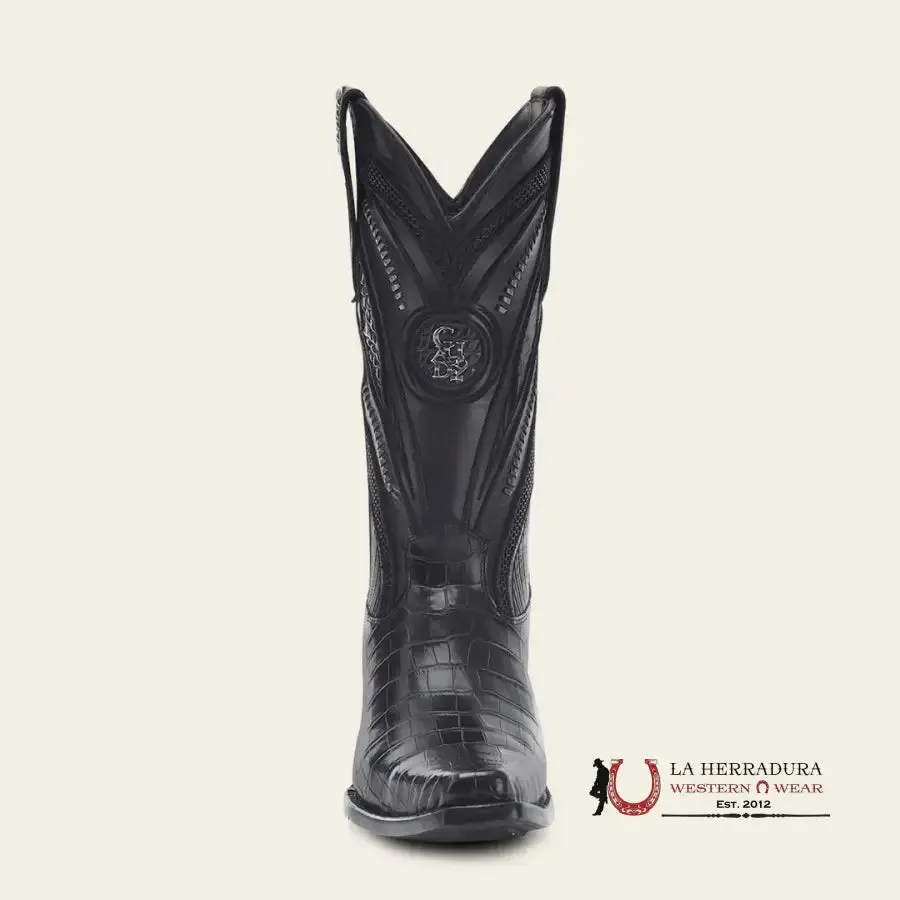 CUADRA IMPERIO BOOTS ALIGATOR LIMITED EDITION BLACK NARROW