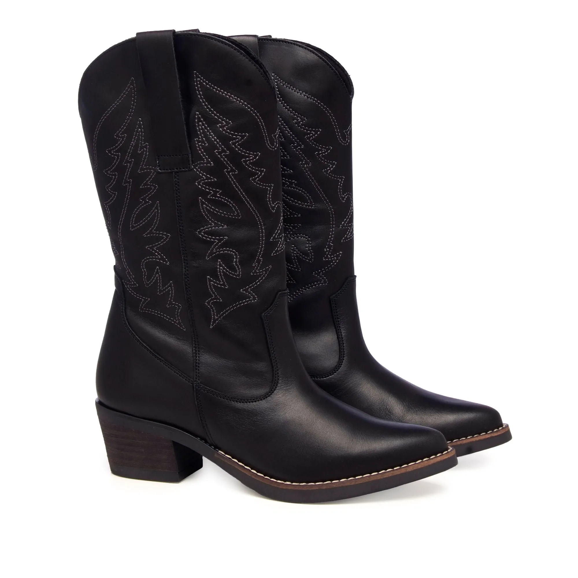 Dark Night Texan Boots