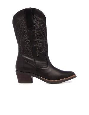 Dark Night Texan Boots