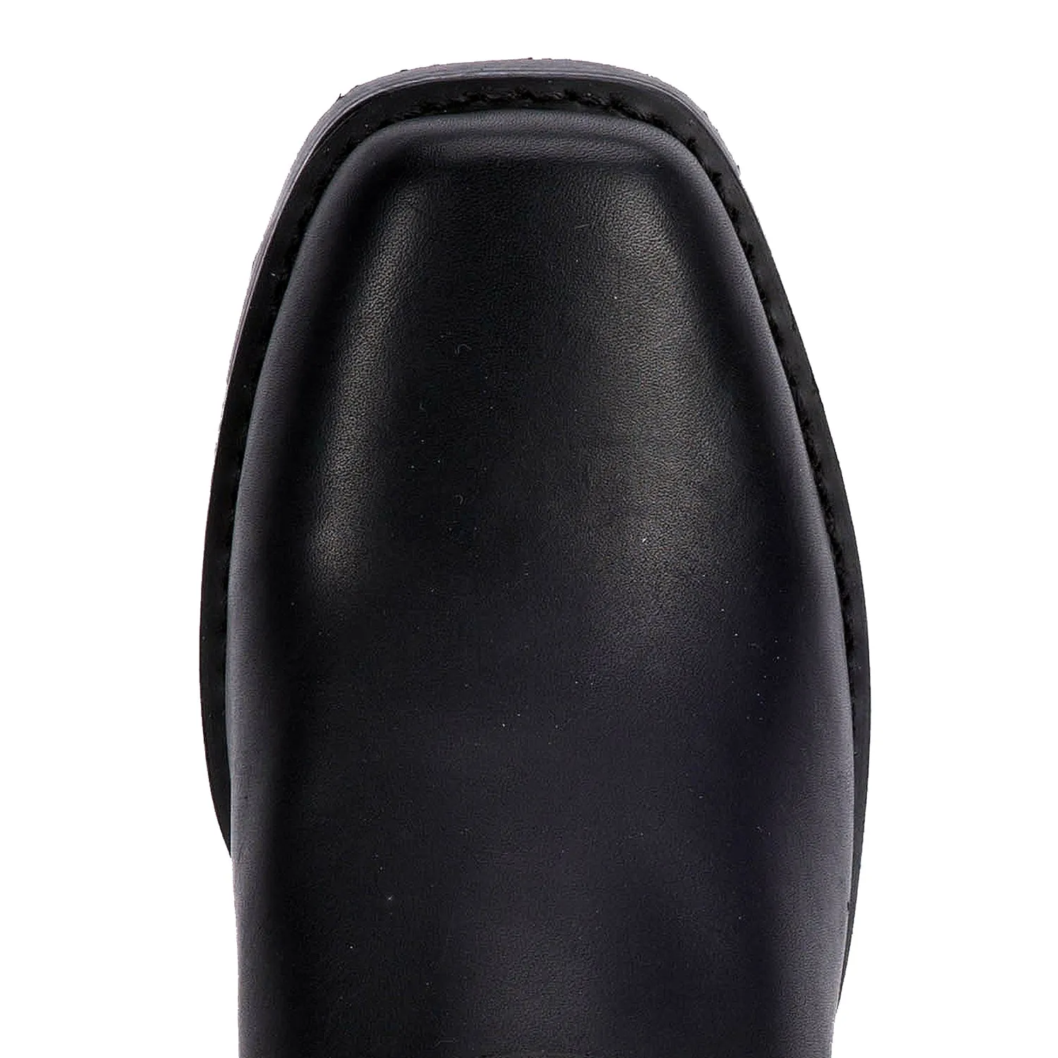 Dingo Mens Rev Up Motorcycle Boots Leather Black