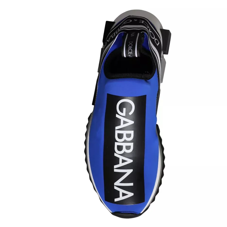 Dolce & Gabbana Blue Low Top Sorrento Sneakers