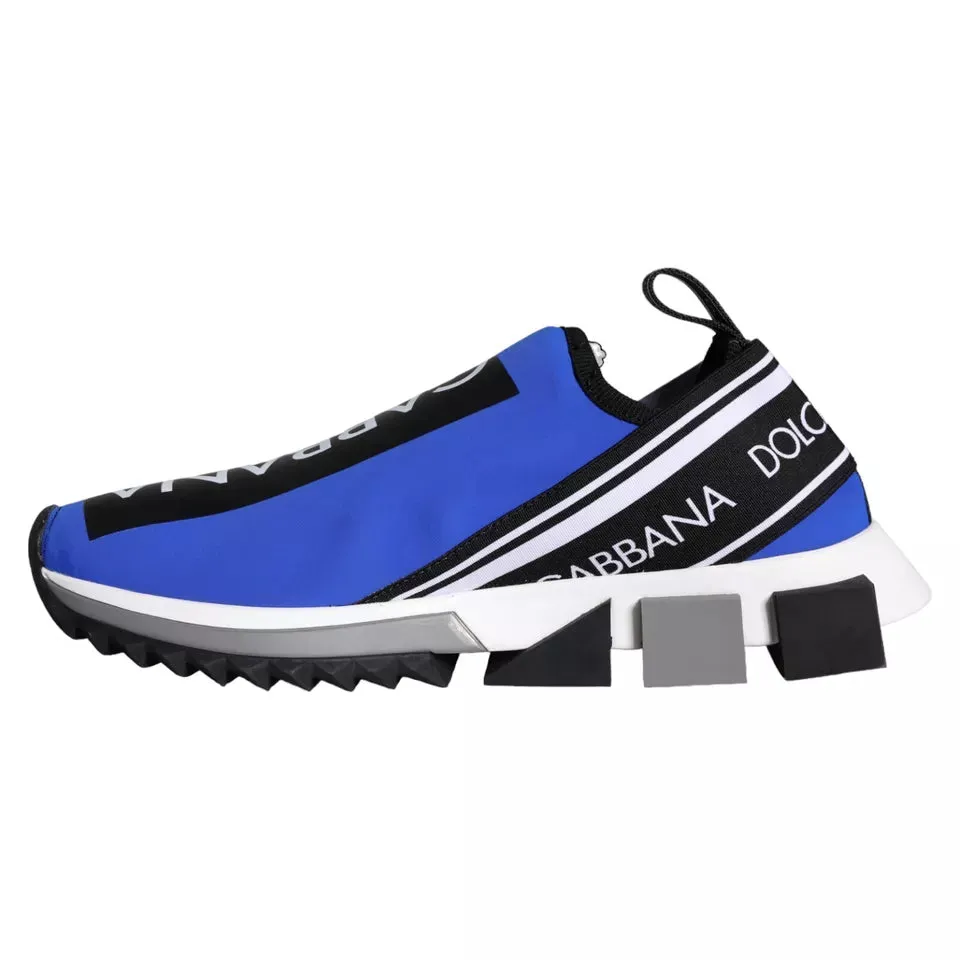 Dolce & Gabbana Blue Low Top Sorrento Sneakers