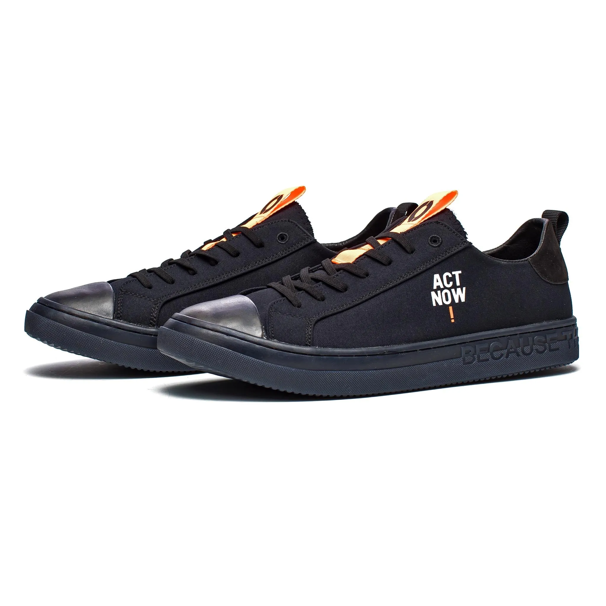 ECOALF Match Low-Top Black