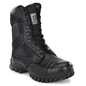 Eego Italy Genuine Leather Army Combat All Weather Hikking & Bikking Boots ARM-1-BLACK (Sale@649)