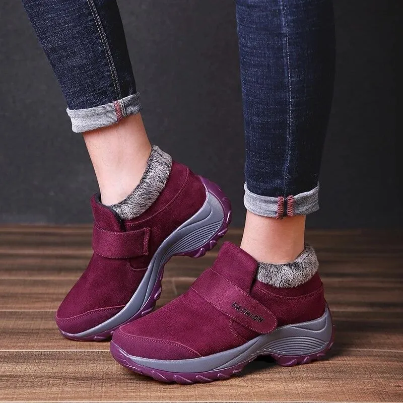 ELIZA™ WOMEN PLUSH ORTHOPEDIC ANKLE HIKING BOOTS