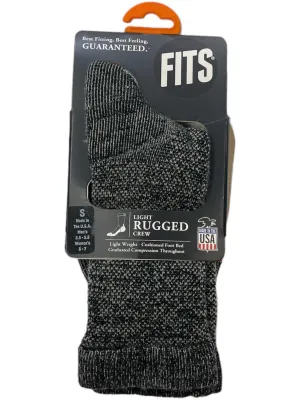 Fits Light Rugged Crew Sock