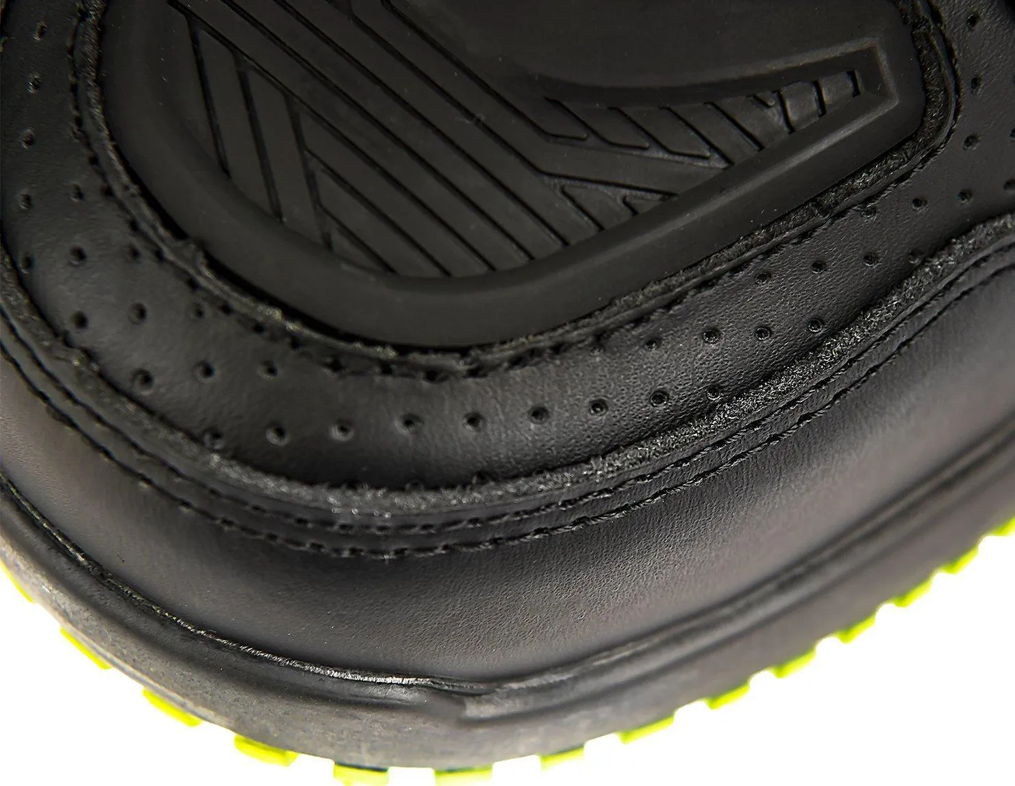 Fly Racing M21 Men's Black/Hi-Viz Yellow Leather Riding Shoes