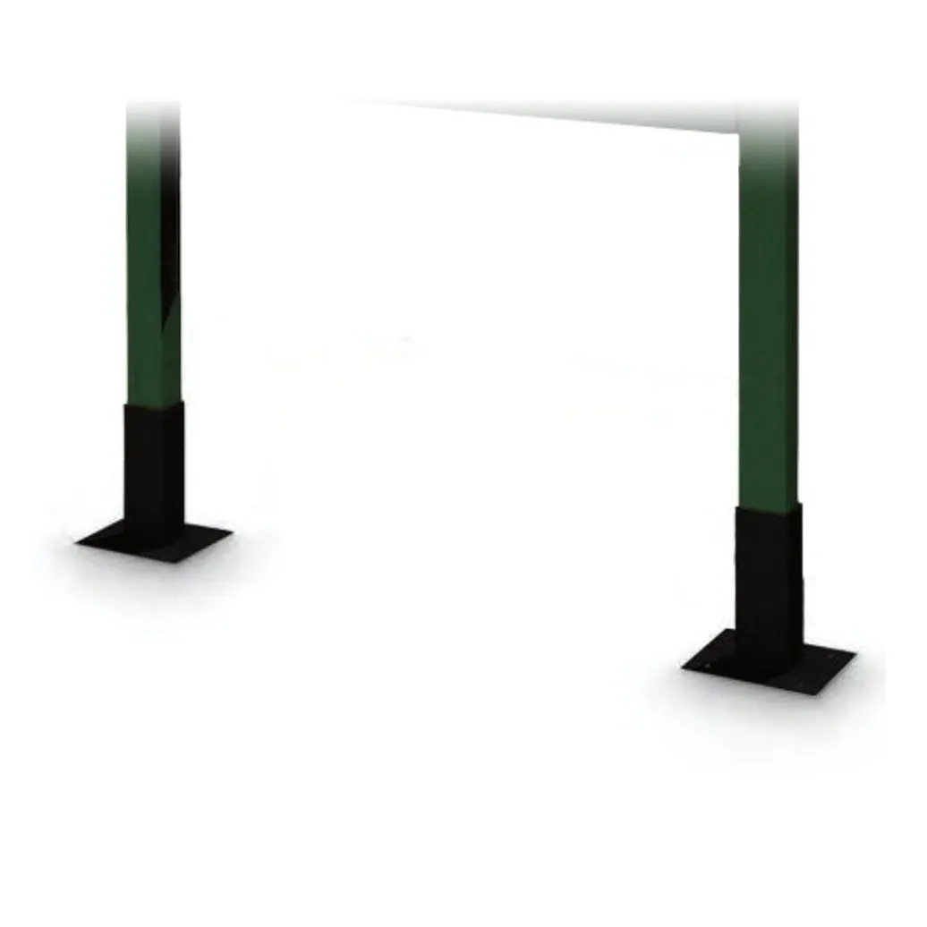 Free-Standing 20 x 20 Outdoor Message Center Letter Board on Posts  | Eco-Design Faux Wood Information Board Display