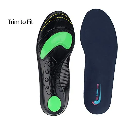 Gel Shoe Inserts for Women and Men – Comfort Insoles - Men (US 5-10.5), Women (US 6.5-11)
