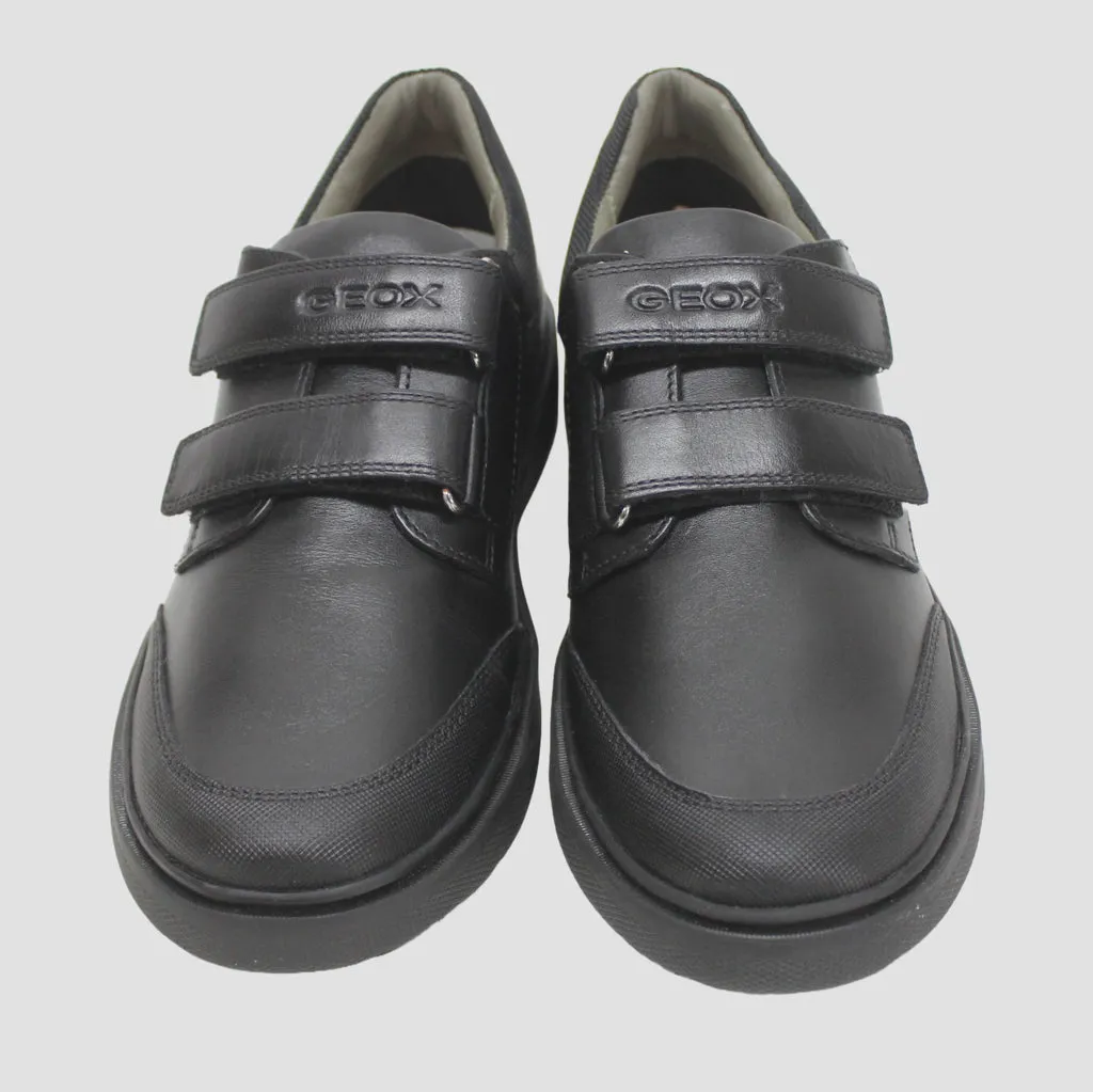Geox J Riddock Boy F Low-Top Sneakers Shoes Black C9999 - UK 5