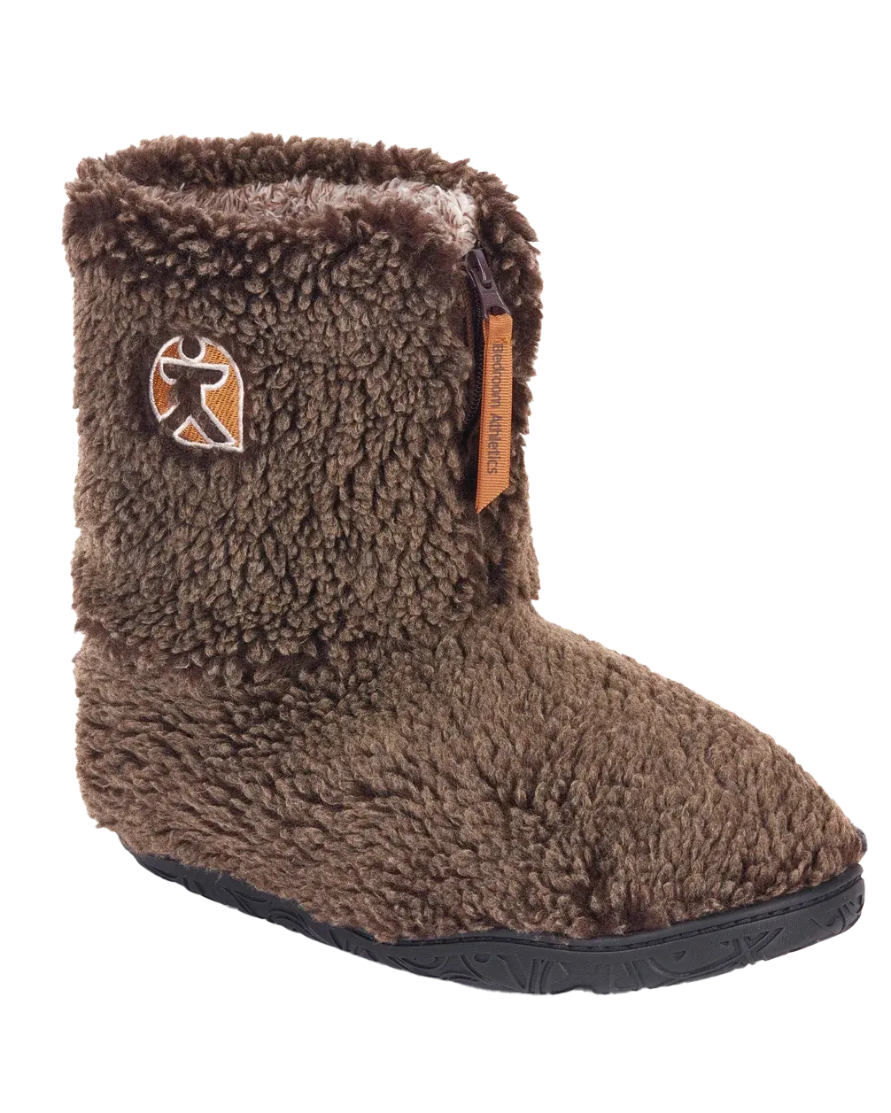 Gosling Snow Tipped Sherpa Slipper Boots in Washed Dark Chocolate
