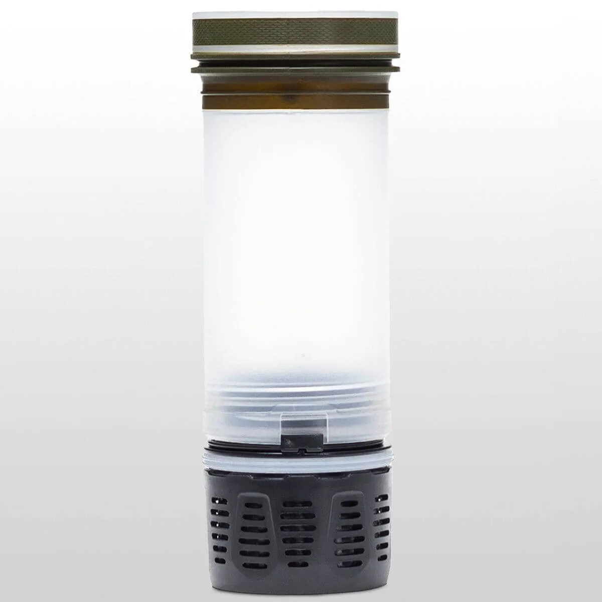 Grayl UltraPress Purifier bottle, olive gray