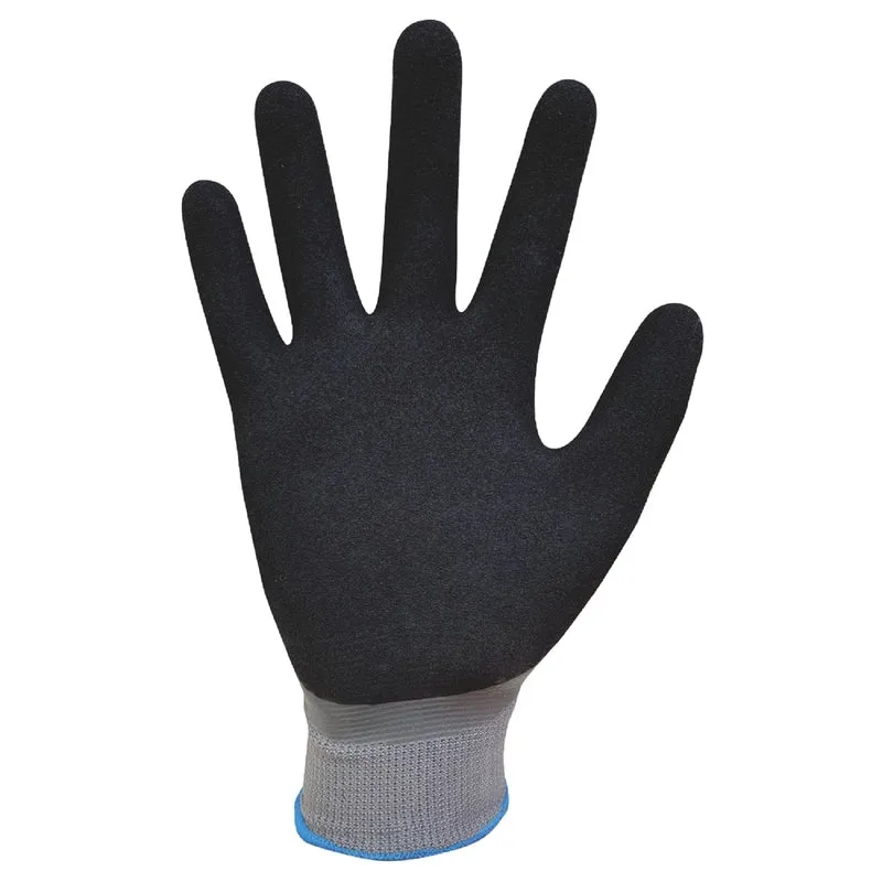 Grease Monkey M Nitrile Waterproof Gray Gloves