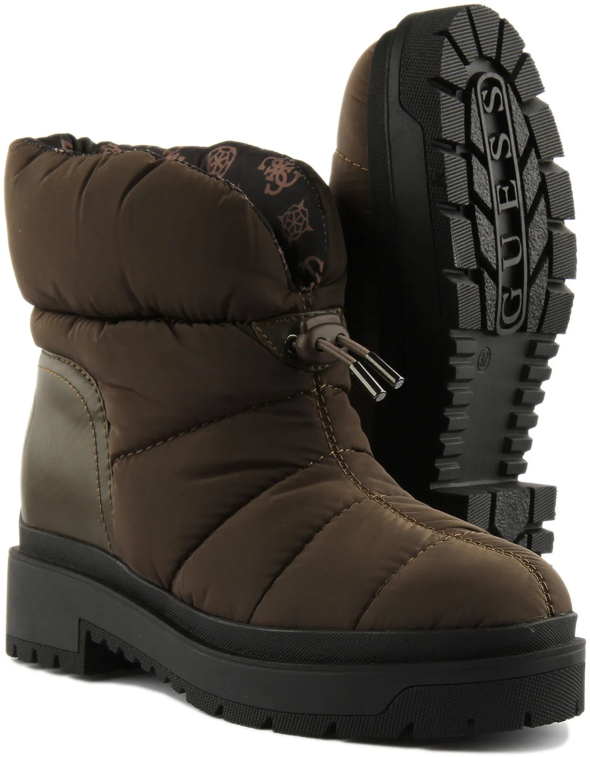 Guess Leeda Padded In Olive For Women