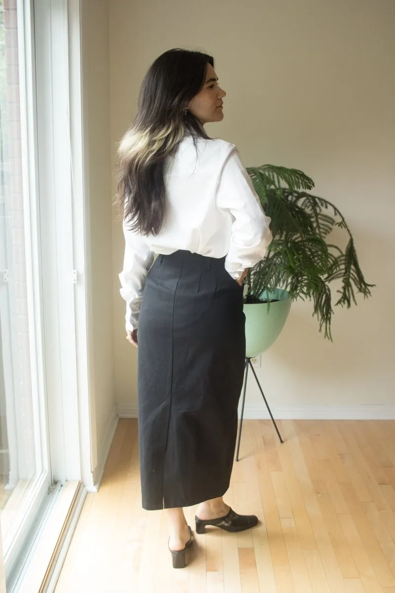 Harly Jae Zipper Skirt (Black)