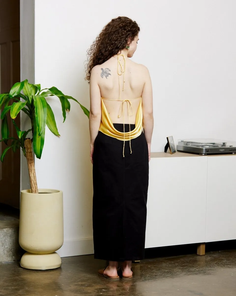 Harly Jae Zipper Skirt (Black)