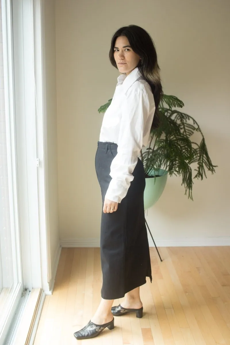 Harly Jae Zipper Skirt (Black)