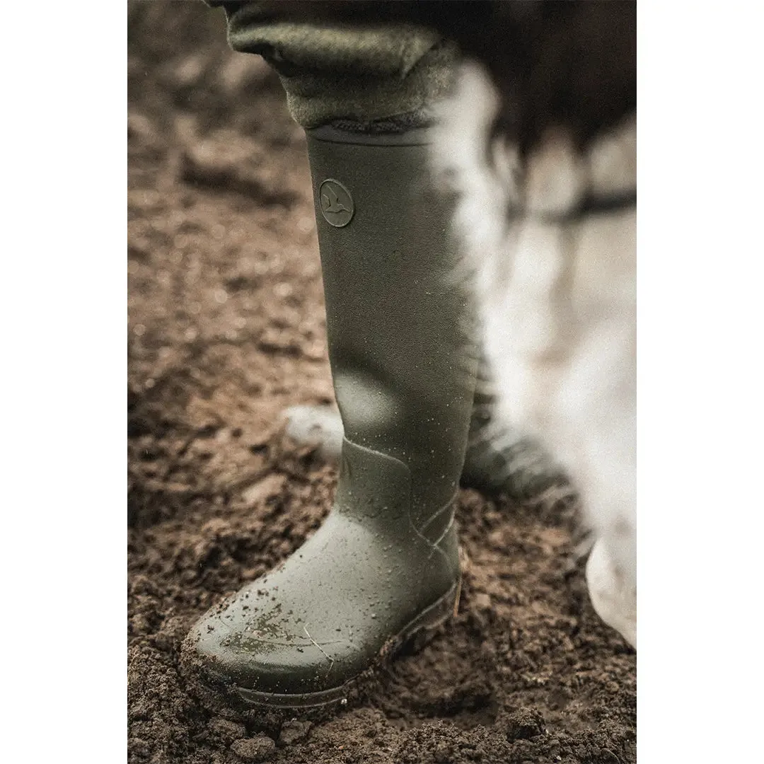 Hillside Enforced Wellington Boot - Pine Green by Seeland