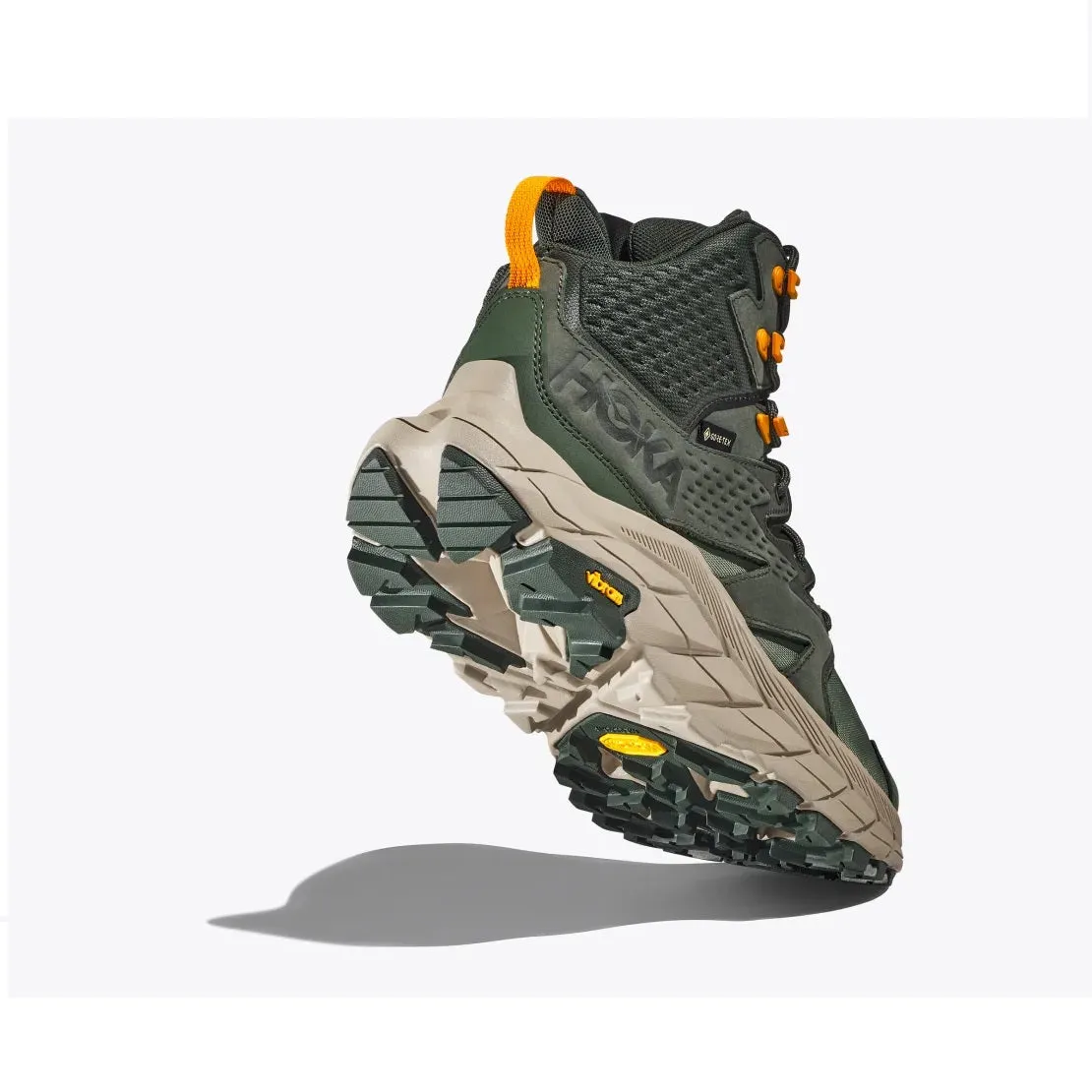 HOKA ANACAPA MID GTX UOMO SCARPONCINO TREKKING Colore Thyme / Radiant Yellow