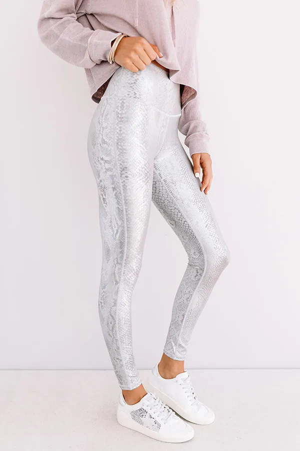 Jog My Memory Snake Print Active Legging