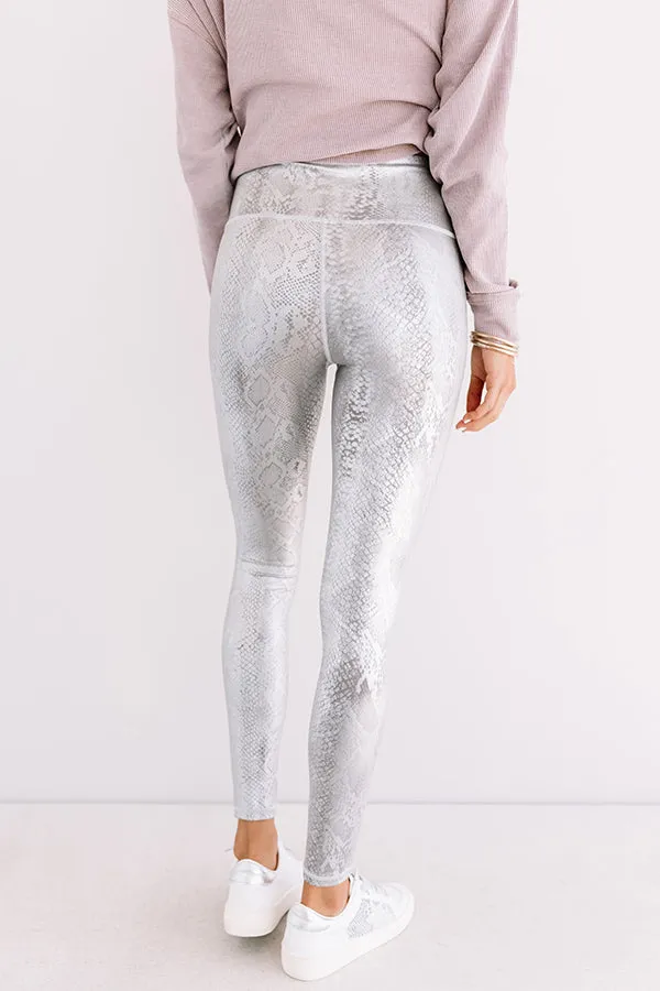 Jog My Memory Snake Print Active Legging