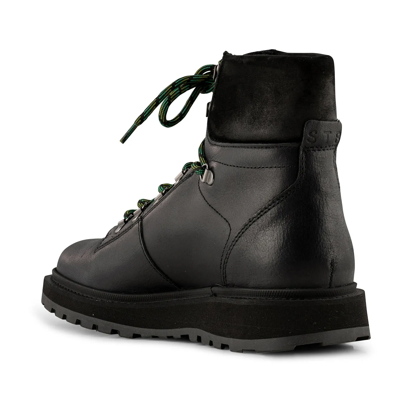 Kite boot leather - BLACK