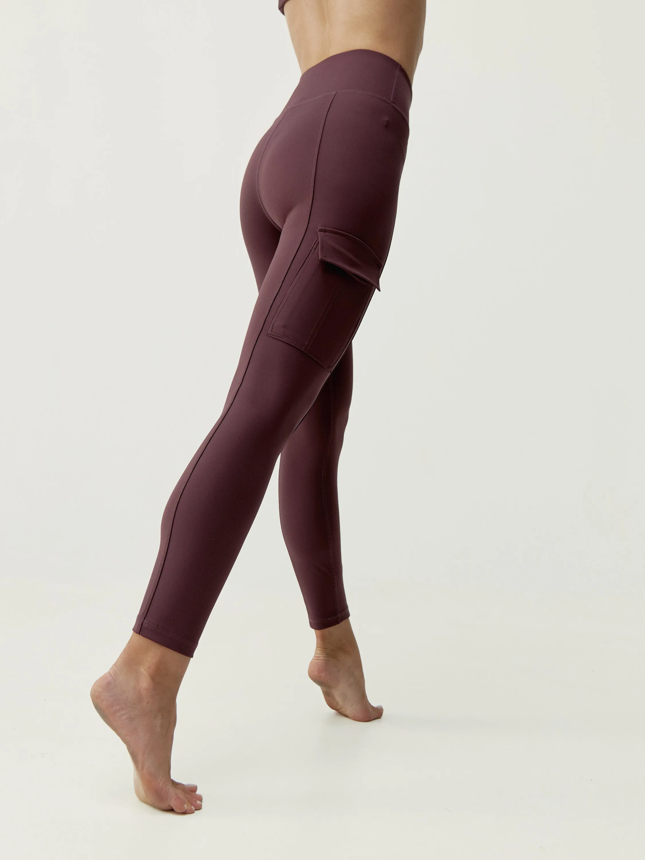 Legging Cargo - Cerise Noire